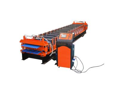 Double Layer Trapezoid Corrugated Roofing Panel Sheet Roll Forming Machine