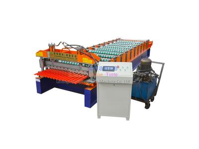 Automatic Metal Ibr Roof/Roofing Sheet Corrugated Tile Panel Roll Forming Making Machine