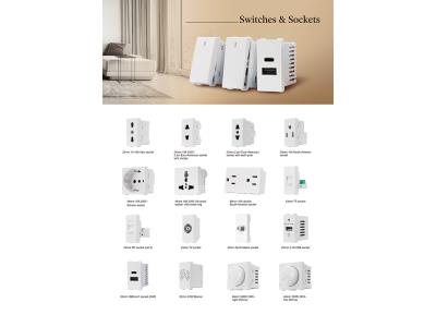 Novel series switch,socket