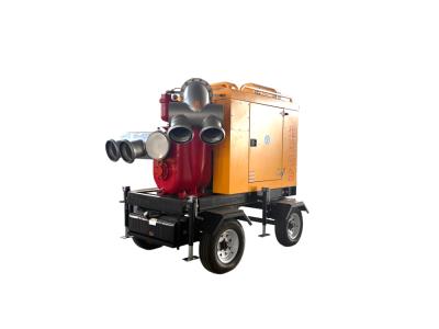 DB1000QZ-25T 1000m3/h Mobile Trailer Diesel Engine Water Pump