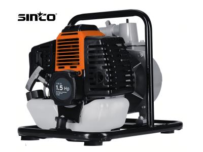 Portable 1 Inch 2-Stroke Gasoline Clean Water Pump 1.5HP Small Water Pump For Agricultural