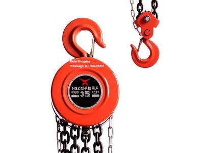 0.5T CE Certified High Quality Manual Lifting Chain Block Round Chain Hoist