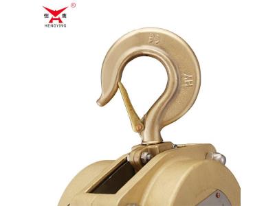 2Ton Non-Spark Chain Block Chain Hoist With Explosion Proof ATEX Certificate