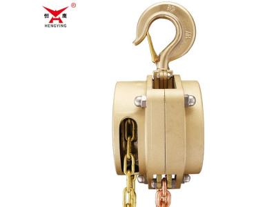 2Ton Non-Spark Chain Block Chain Hoist With Explosion Proof ATEX Certificate