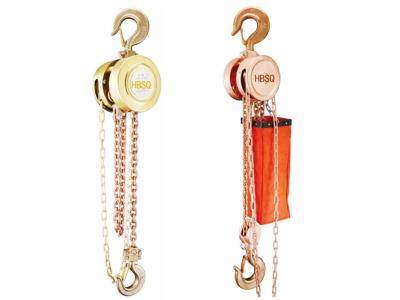 3 Ton Non Spark Chain Block 3 Meter HBSQ Type Explosion Proof Chain Manual Chain Hoist