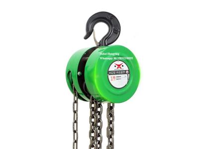1T CE Certified High Quality Manual Lifting Chain Block Round Chain Hoist