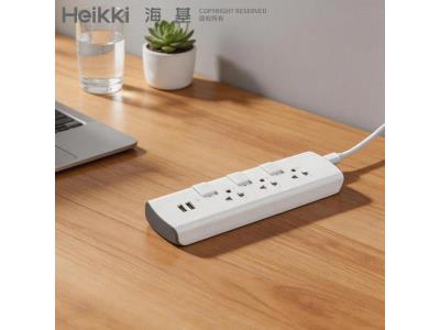 TISI Standard Power Strip, 3/4/5 Socket Extension Lead with USB Option for Home Office Tha