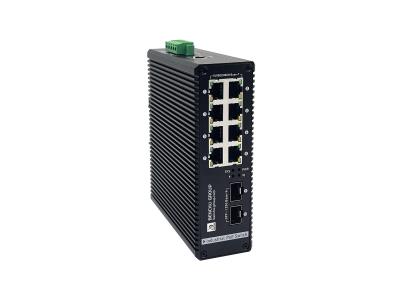 Managed 8-Port Gigabit Industrial PoE+ Switch with 2 SFP Uplink Ports