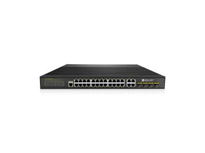 24-Port Gigabit Industrial PoE Switch with 4 Combo SFP (500W Built-in AC)