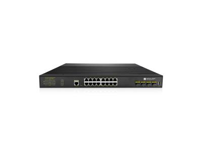 Managed 16-Port Gigabit Industrial PoE+ Switch with 4x10G SFP+ (300W AC)