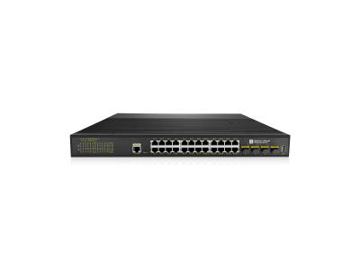 Managed 24-Port Gigabit Industrial PoE+ Switch with 4x10G SFP+ (500W AC)