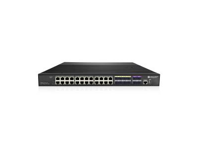 Managed 24-Port Industrial PoE+ Switch with 8 Combo & 4x10G SFP+ (500W)