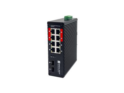 8-Port Gigabit Industrial PoE++ Switch with 2 Gigabit SFP Uplinks