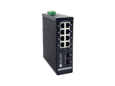 Managed 8-Port Industrial Solar PoE+ Switch with 2 SFP Uplinks