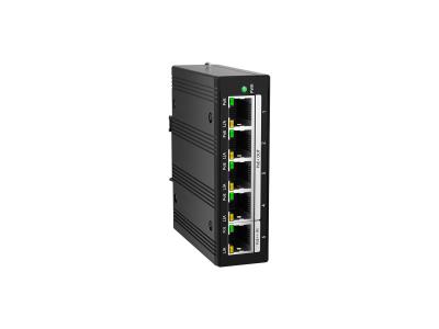 5-Port Industrial Gigabit PoE Passthrough Switch (90W Input)