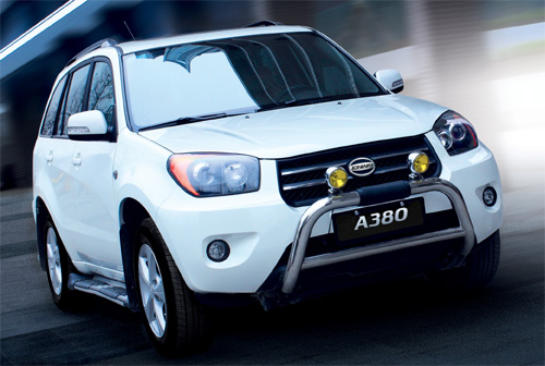 jonway a380 suv with   doors 1.8l/at rhd (fd6433r)