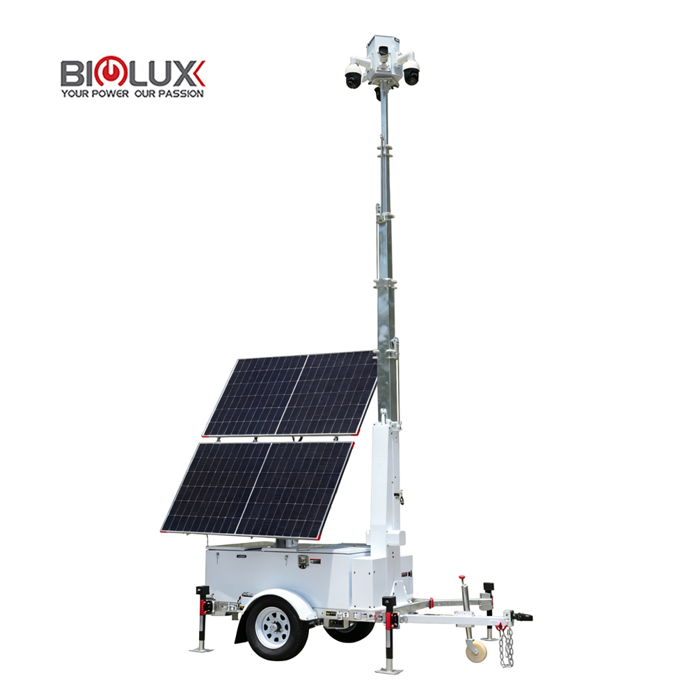 HiSOLO Mobile Solar CCTV Trailer