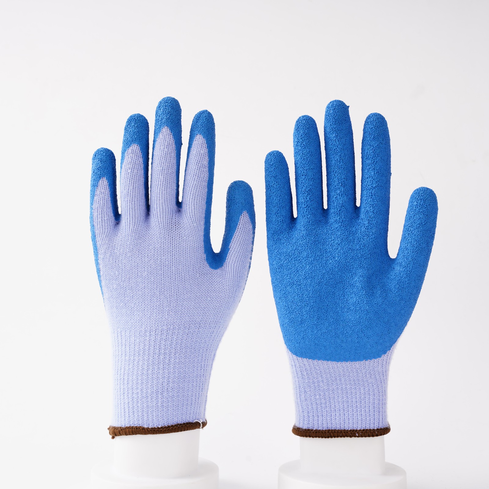 latex crinkle working gloves