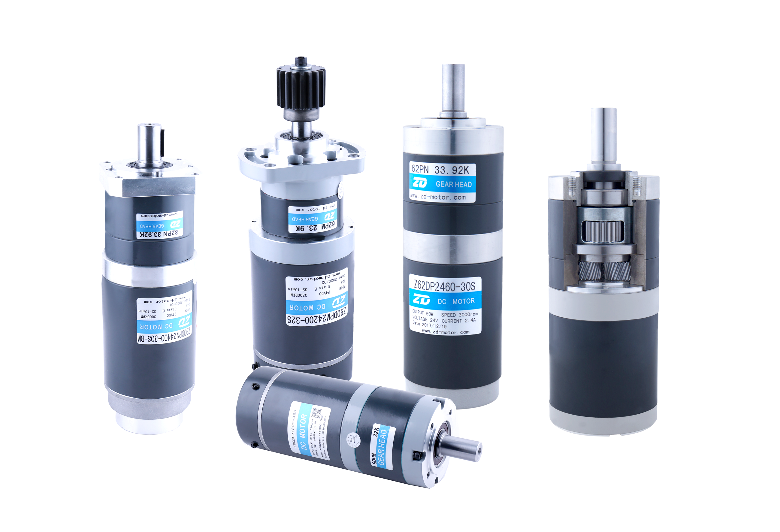 52mm small planetary gearbox motor